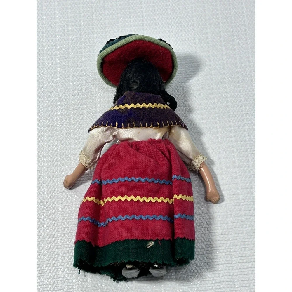 Collectible‎ Porcelain Doll Mexico Folk Art 1930s ORIGINAL 7